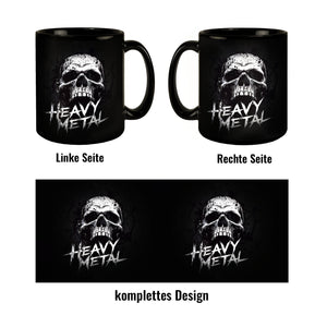 Heavy Metal Totenkopf Tasse