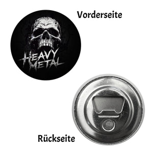 Heavy Metal Totenkopf Magnet