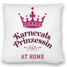 Karnevalsprinzessin Kissen mit Krone in Pink
