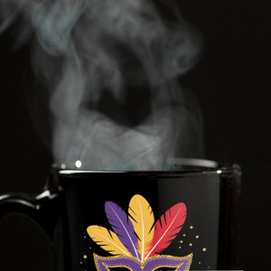 Karnevalsmaske Närrisch gut drauf Tasse