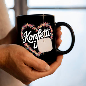 Konfetti im Herzen Tasse