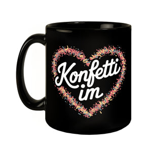 Konfetti im Herzen Tasse
