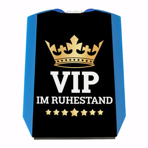 VIP im Ruhestand goldene Krone Parkscheibe