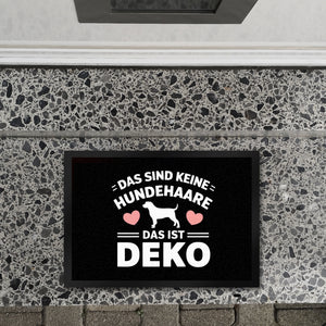 Keine Hundehaare nur Deko Hunde Fußmatte in 35x50 cm