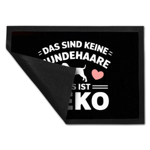 Keine Hundehaare nur Deko Hunde Fußmatte in 35x50 cm