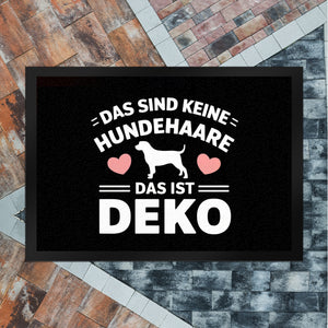 Keine Hundehaare nur Deko Hunde Fußmatte in 35x50 cm