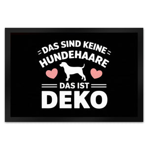 Keine Hundehaare nur Deko Hunde Fußmatte in 35x50 cm