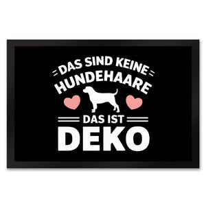 Keine Hundehaare nur Deko Hunde Fußmatte in 35x50 cm