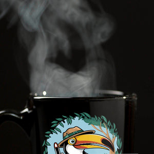 Tukan-nst mich mal Tasse mit Tukan im Dschungel