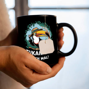 Tukan-nst mich mal Tasse mit Tukan im Dschungel