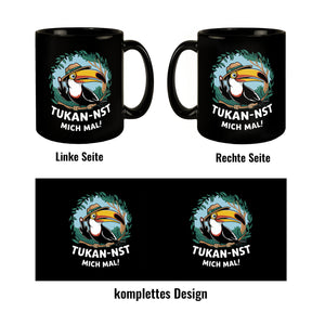 Tukan-nst mich mal Tasse mit Tukan im Dschungel