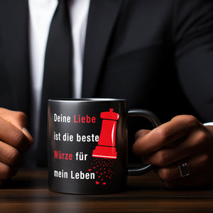 Liebe ist Würze des Lebens Tasse