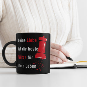 Liebe ist Würze des Lebens Tasse