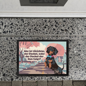 Dachshundliebe Fußmatte in 35x50 cm
