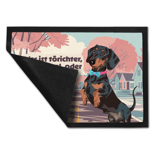 Dachshundliebe Fußmatte in 35x50 cm