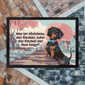 Dachshundliebe Fußmatte in 35x50 cm