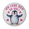 Pinguin ICH LIEBE DICH Magnet für Tierfreunde