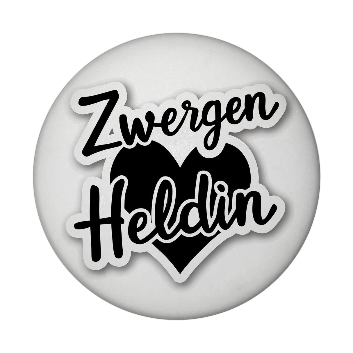 Zwergen Heldin mit Herz Magnet für Erzieherinnen
