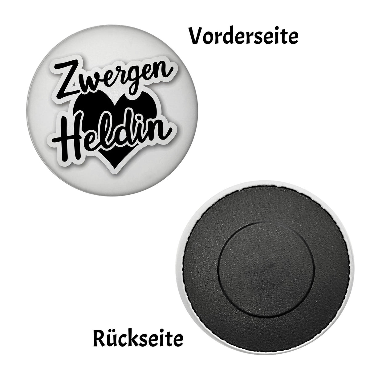 Zwergen Heldin mit Herz Magnet für Erzieherinnen