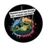 Grüner Frosch Magnet - Dummheit kennt viele Leute