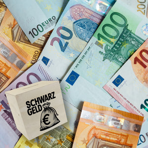 Euro-Sack SCHWARZ GELD Spardose