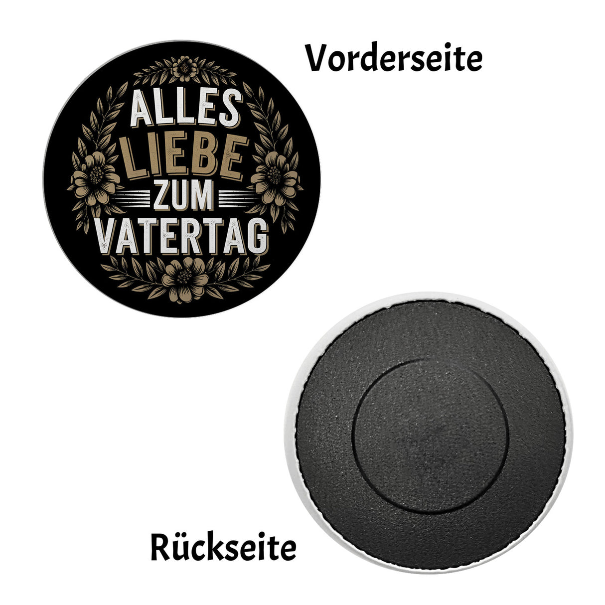 ALLLES LIEBE ZUM VATERTAG Magnet mit Blumen