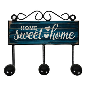Home Sweet Home Kleiderhaken Leiste mit 3 Haken