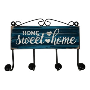 Home Sweet Home Kleiderhaken Leiste mit 3 Haken
