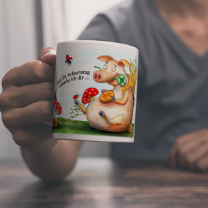 Viel Glück zum 64. Geburtstag Kaffeebecher