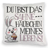 Hase Cupcake Kissen Sahnehäubchen meines Lebens