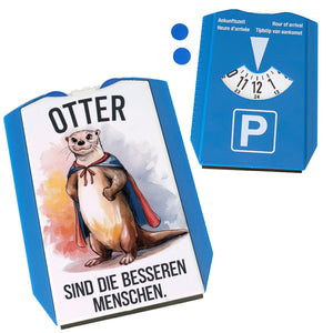 Superhelden Otter Bessere Menschen Parkscheibe