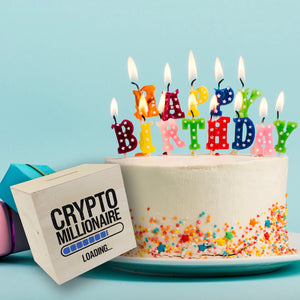 Crypto Millionaire Spardose mit Ladebalken Design