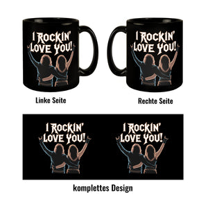 Rocker I rockin' love you Tasse für Rock-Fans