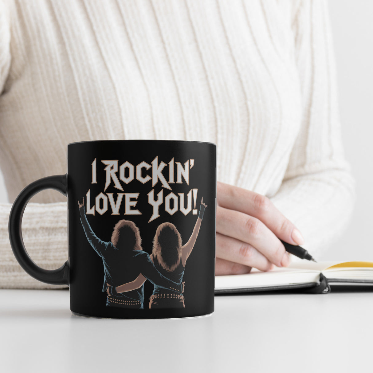 Rocker I rockin' love you Tasse für Rock-Fans