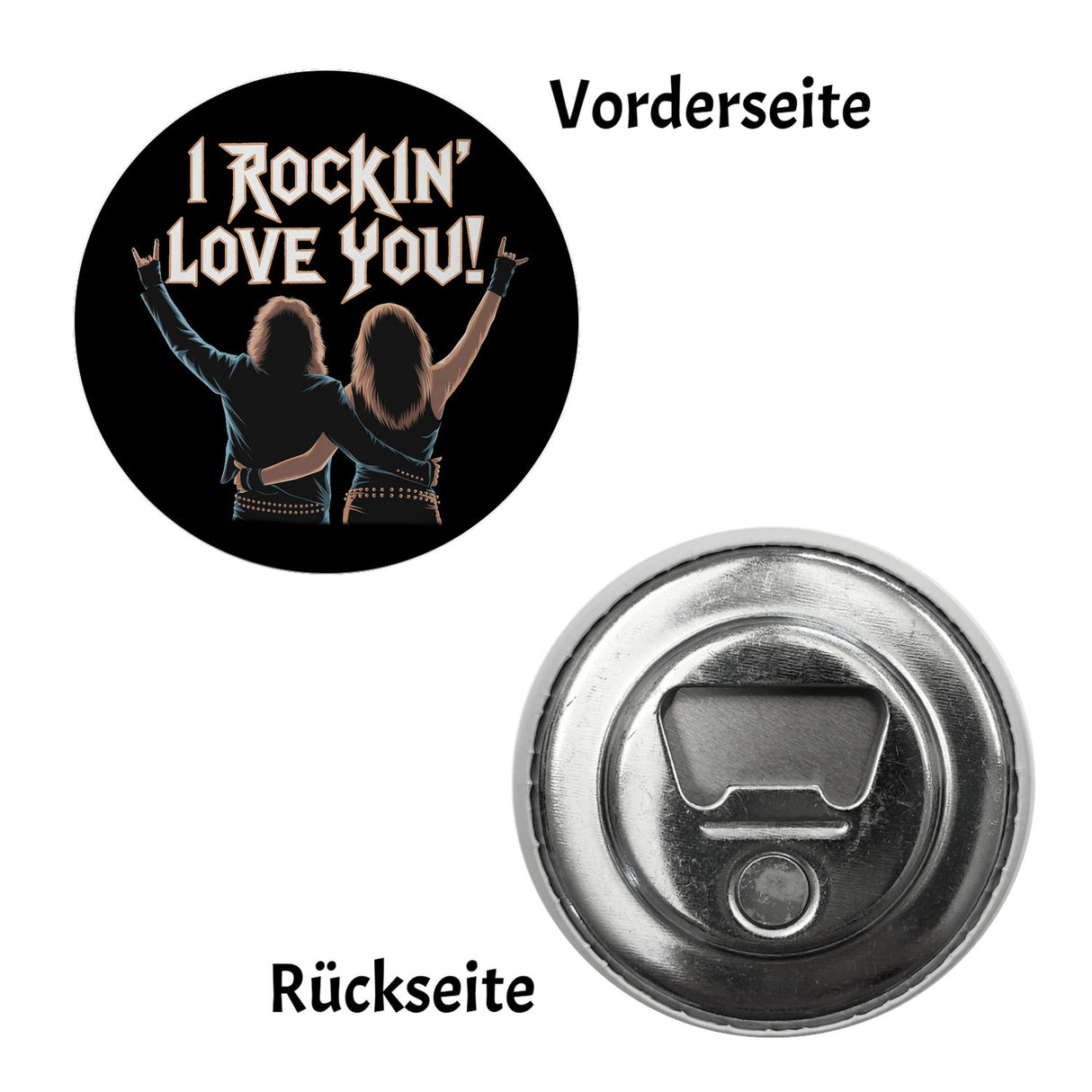 Rocker I rockin' love you Magnet für Rock-Fans