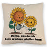 Danke - Sonnenblumen Kissen