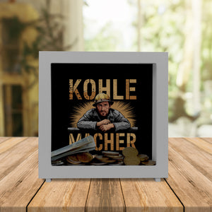 Kohlearbeiter - Kohlemacher Spardose für Nostalgie-Fans