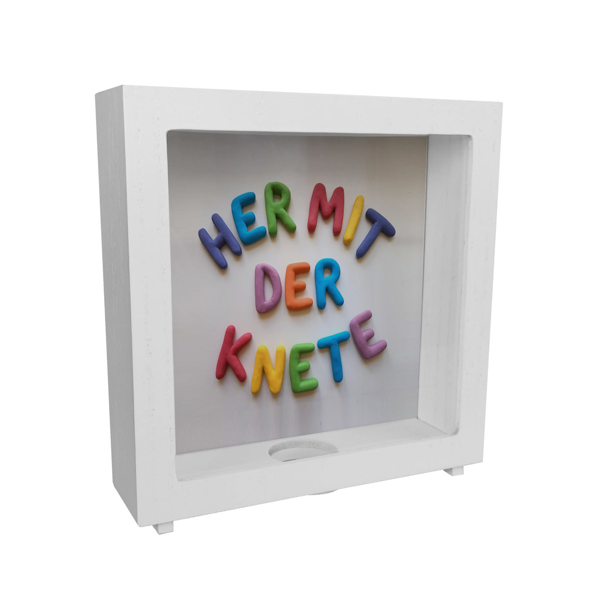Her mit der Knete Spardose