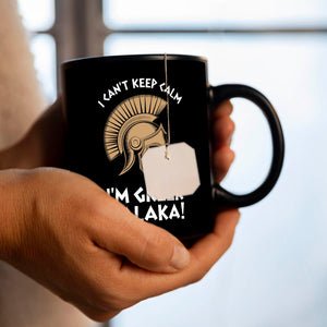 Griechischer Helm Tasse - I can't keep calm Malaka
