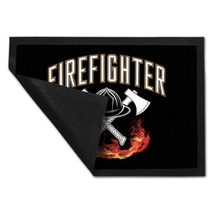 Feuerwehrhelm FIREFIGHTER Fußmatte in 35x50 cm für Feuerwehrleute
