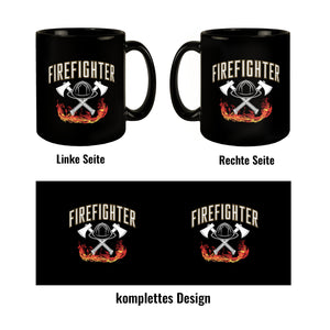 Feuerwehrhelm FIREFIGHTER Tasse für Feuerwehrleute