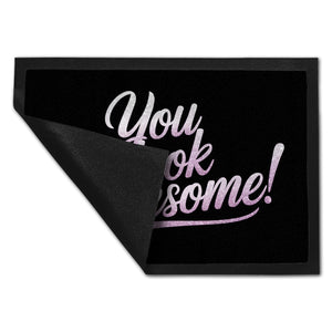 Bling-Bling You look awesome Fußmatte in 35x50 cm