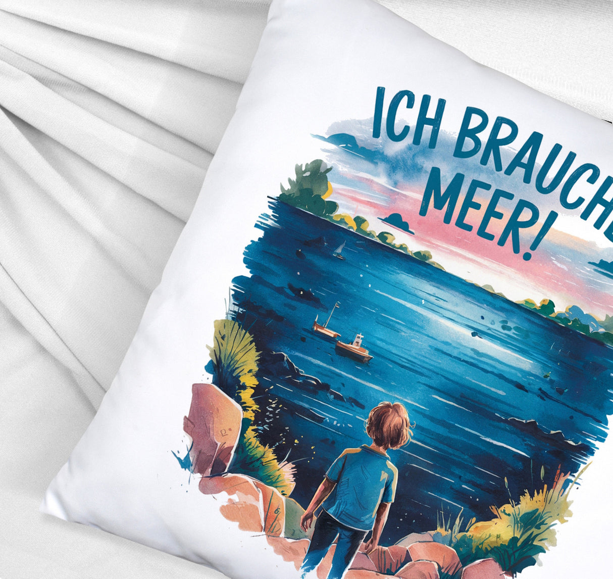 Ich brauche Meer! Kissen