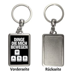WASD Gamer Schlüsselanhänger - Dinge die mich bewegen