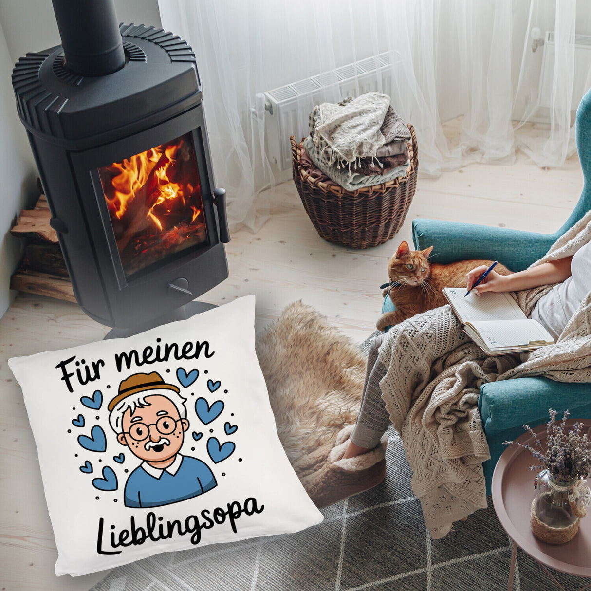 Für meinen Lieblingsopa Kissen