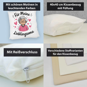 Für meine Lieblingsoma Kissen