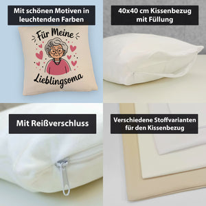 Für meine Lieblingsoma Kissen