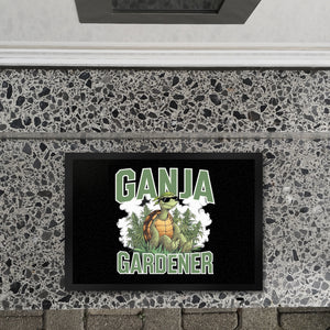Schildkröte Ganja Gardener Fußmatte in 35x50 cm für Kiffer