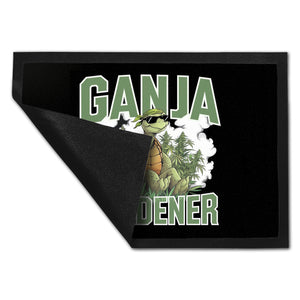 Schildkröte Ganja Gardener Fußmatte in 35x50 cm für Kiffer