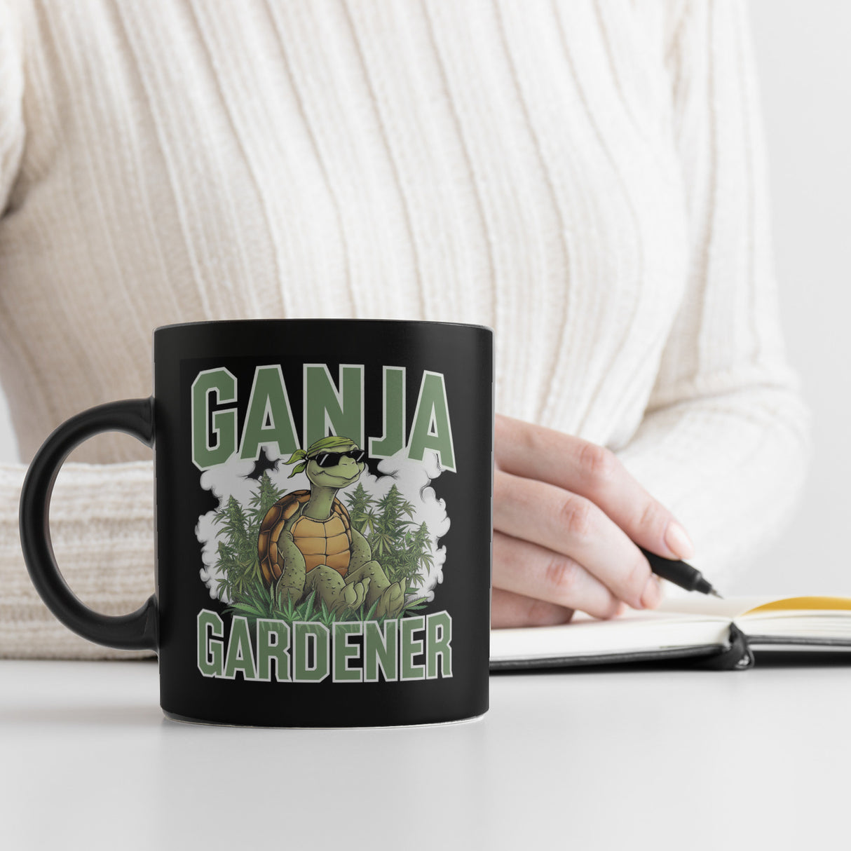 Schildkröte Ganja Gardener Tasse für Kiffer